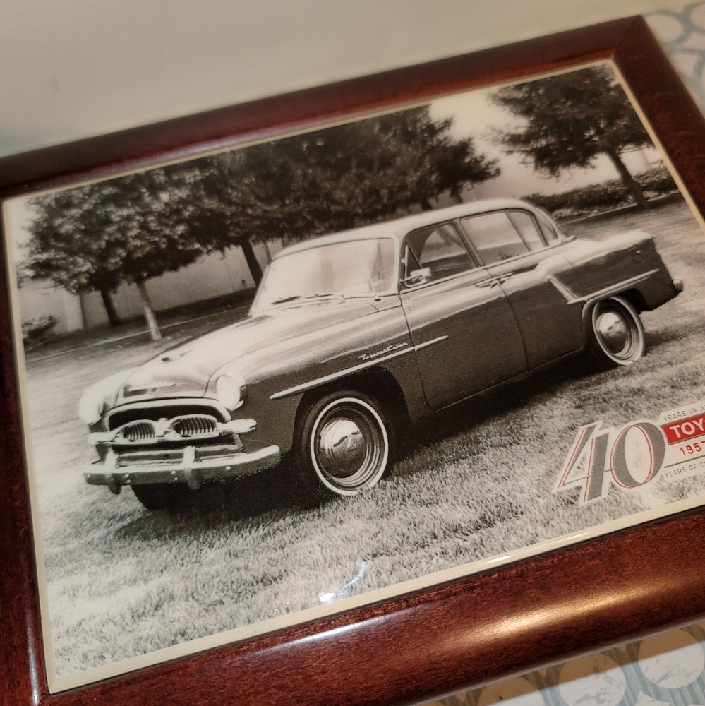 Toyota 40 Year Anniversary Wood Boc